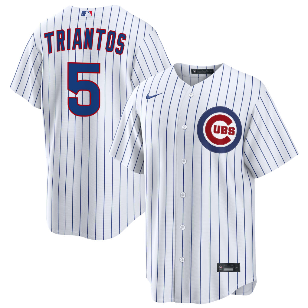 James Triantos Chicago Cubs 2026 Home Jersey - White
