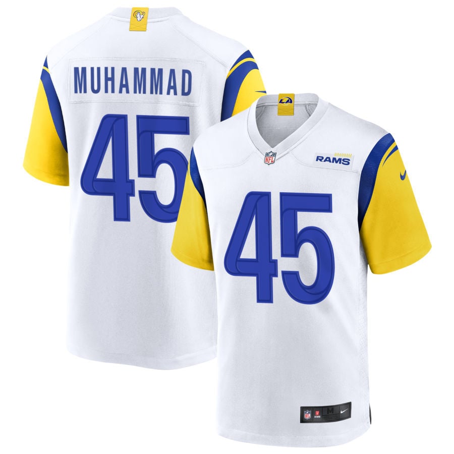 Jamil Muhammad Los Angeles Rams 2025 Alternate Jersey - White