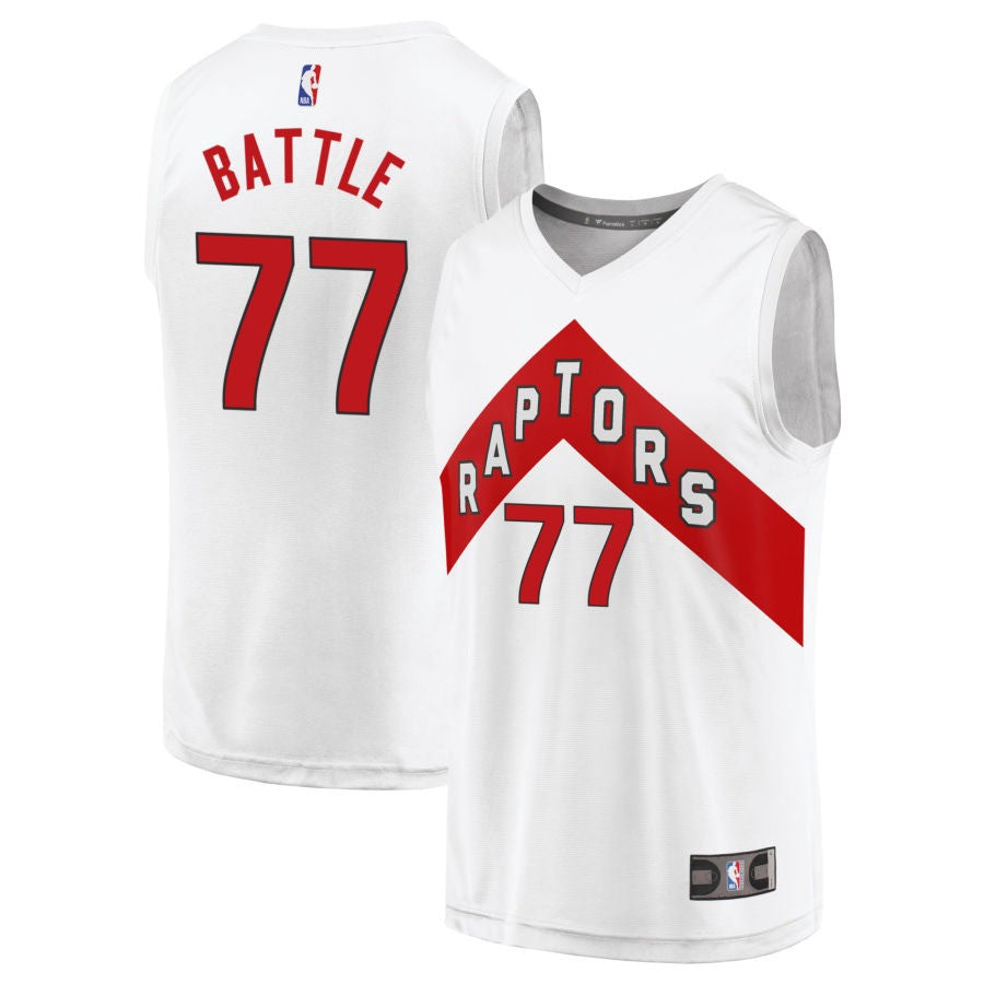 Jamison Battle Toronto Raptors 2025 Association Edition Fast Break Jersey - White 1 Jamison Battle Toronto Raptors 2025 Association Edition Fast Break Jersey - White