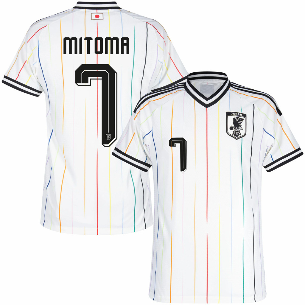 Japan World Cup Merch 2026 27 Mitoma #7 Japan Away Jersey Shirt FIFA Merch Gift For Game Day