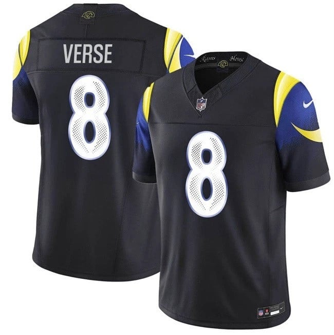 Jared Verse Los Angeles Rams 2025 "Rivalries" Game Jersey - Black