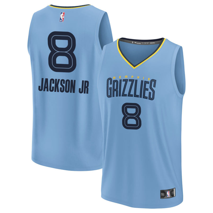 Jaren Jackson Jr Memphis Grizzlies 2025 Fast Break Statement Edition Jersey - Light Blue