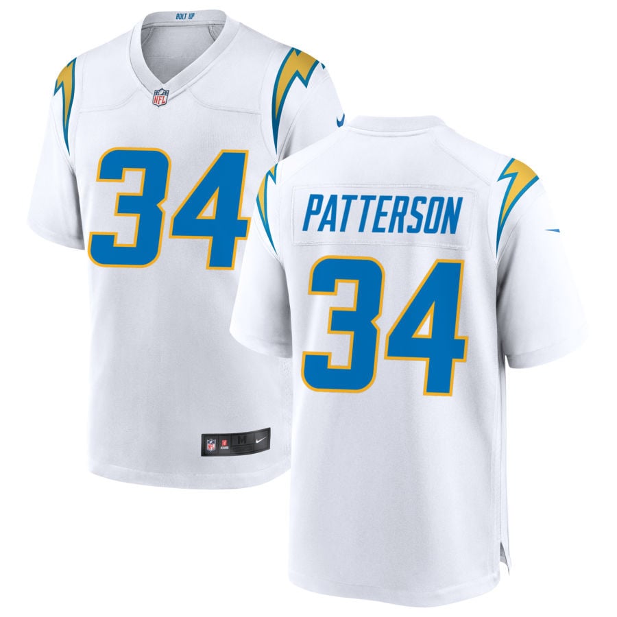 Jaret Patterson Los Angeles Chargers 2025 Game Jersey - White