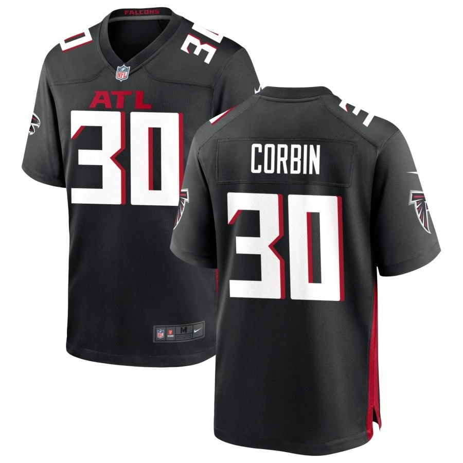 Jashaun Corbin Atlanta Falcons 2025 Game Jersey - Black