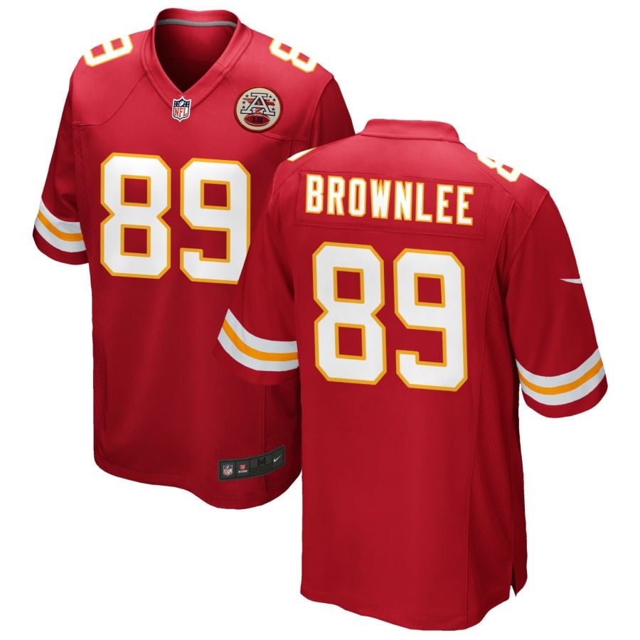 Jason Brownlee Kansas City Chiefs 2025 Game Jersey - Red