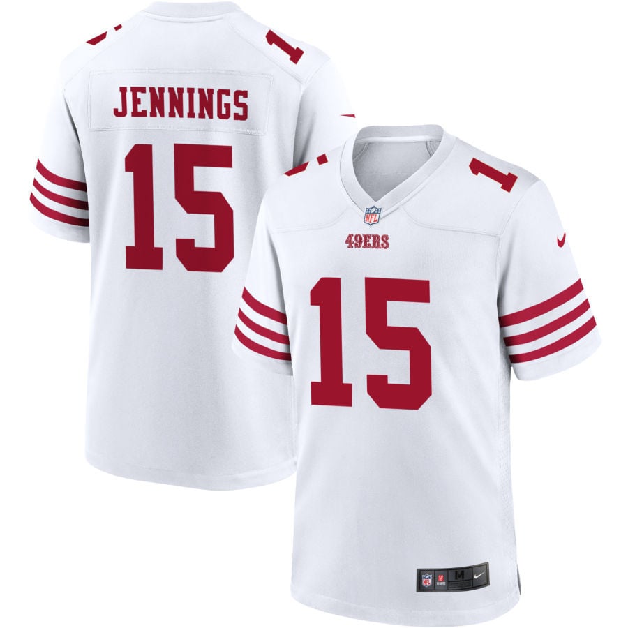 Jauan Jennings San Francisco 49ers 2025 Game Player Jersey - White