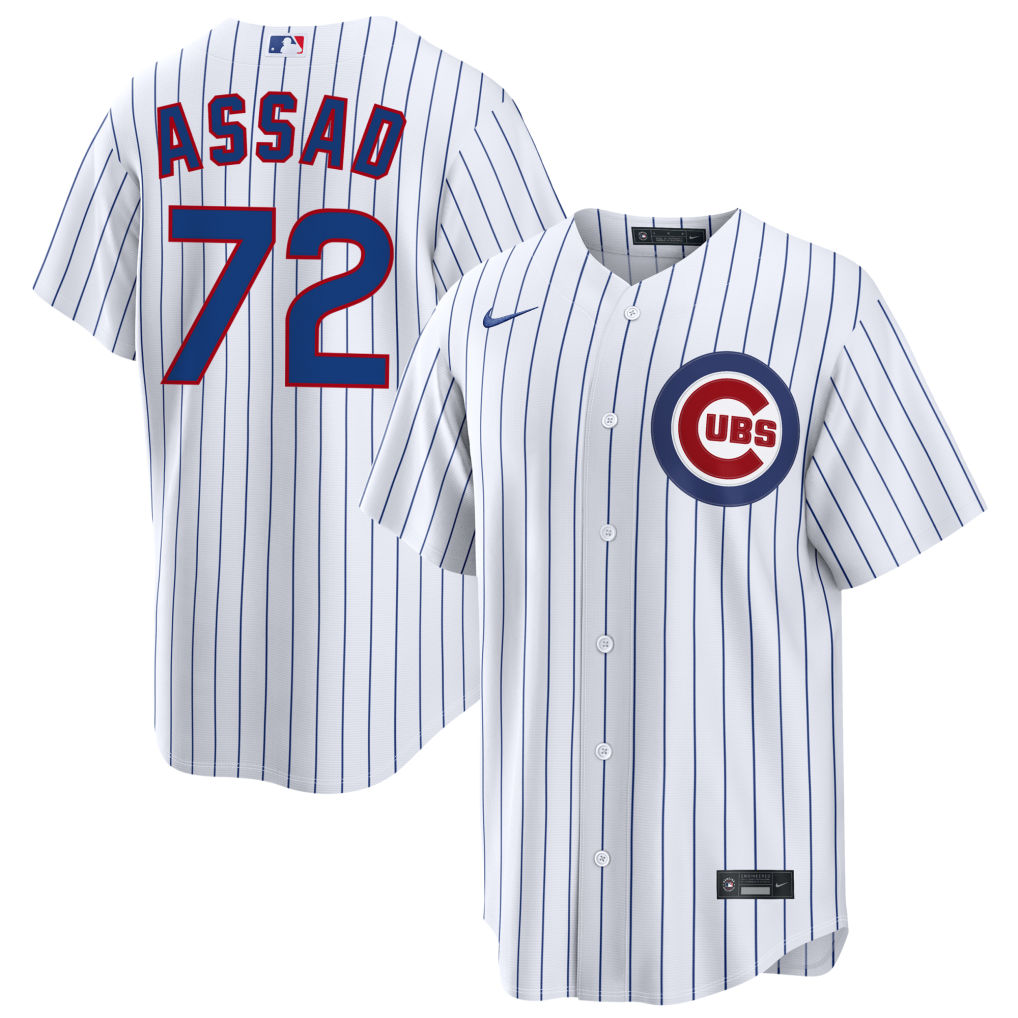 Javier Assad Chicago Cubs 2026 Home Jersey - White
