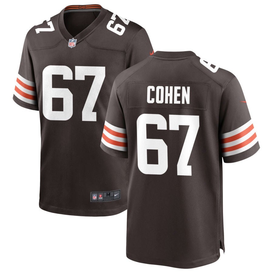 Javion Cohen Cleveland Browns 2025 Game Jersey - Brown