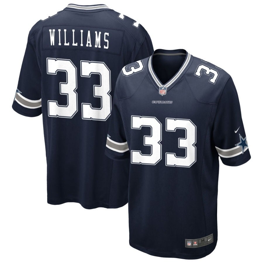 Javonte Williams Dallas Cowboys 2025 Game Jersey - Navy