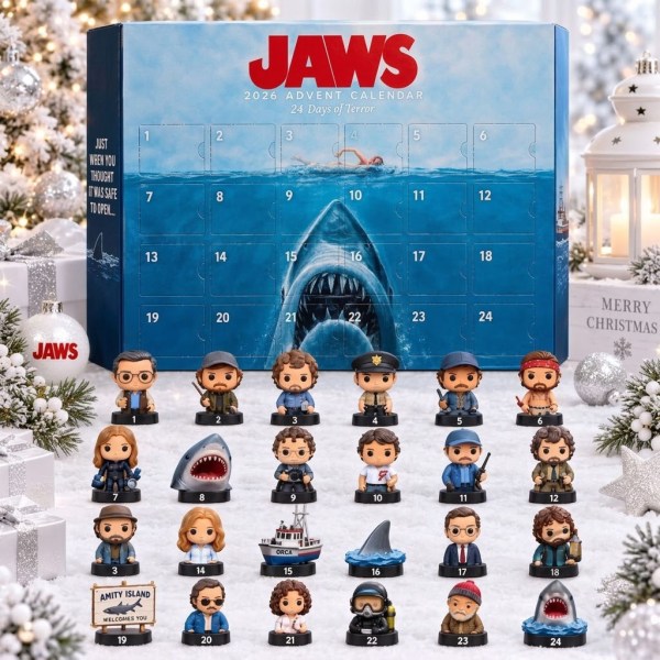Jaws 2026 Advent Calendar 24 Days Of Horror Collectible Christmas Ornaments Gift For Fans - Image 2