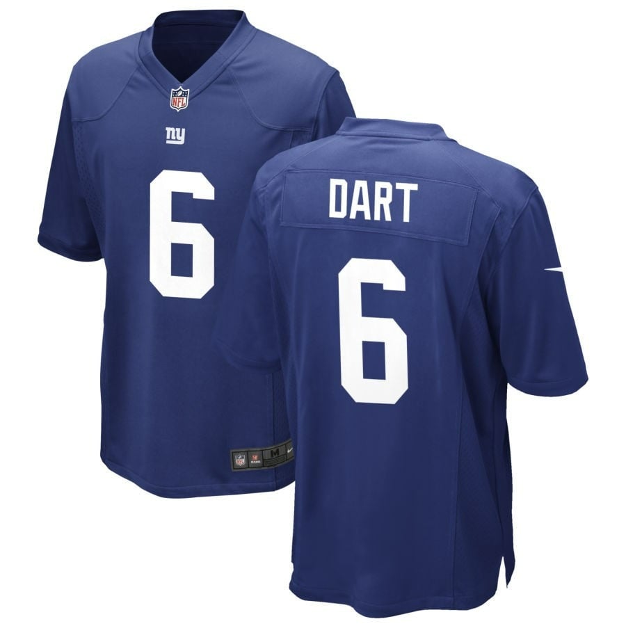Jaxson Dart New York Giants 2025 Game Jersey - Royal