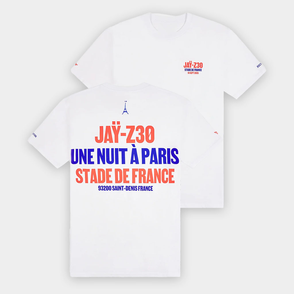 JAY Z 30 Merch 2026 JAY-Z30 One Night in Paris T-Shirt Concert Outfits Gift For Fans