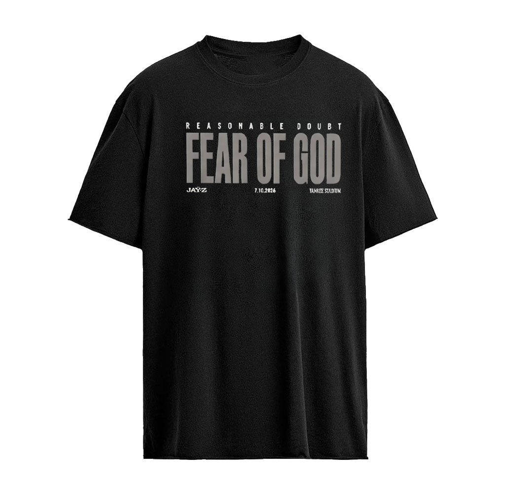 Jay Z Fear Of God Reasonable Doubt Yankee shirt