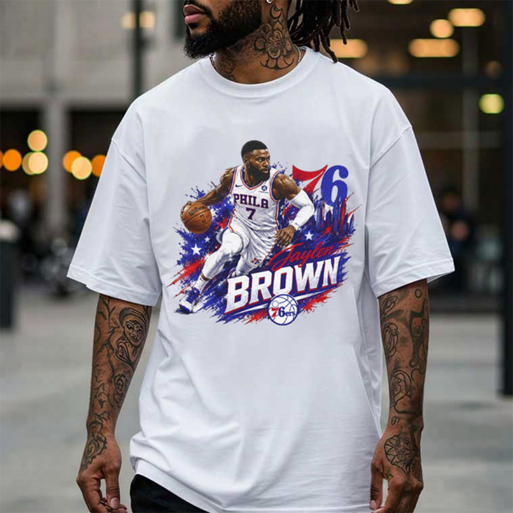 Jaylen Brown Basketball Player Philadelphia 76ers T-Shirt Jaylen Brown Merch Gifts For Fan