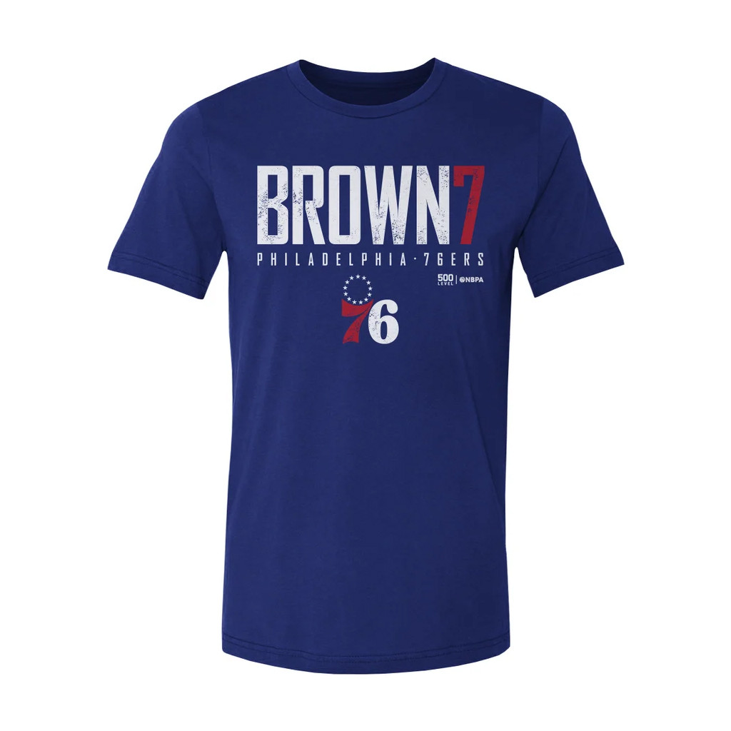 Jaylen Brown Merch 2026 Jaylen Brown #7 Philadelphia 76ers T-Shirt Gifts For Basketball Fan