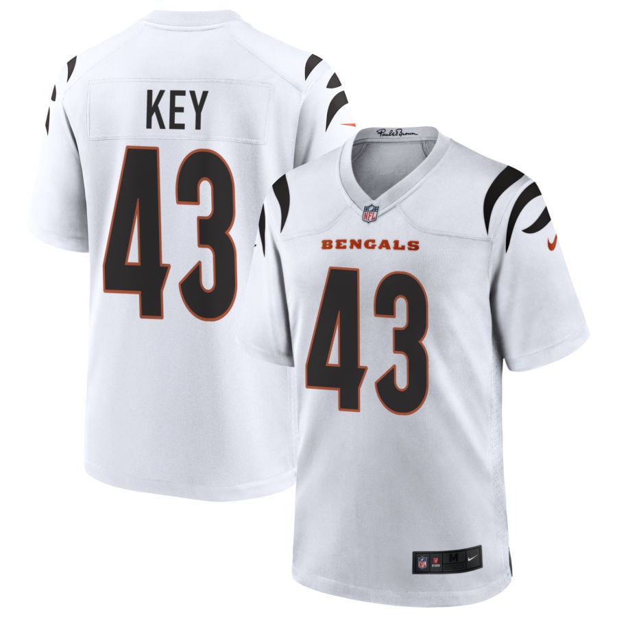 Jaylen Key Cincinnati Bengals 2025 Game Jersey - White