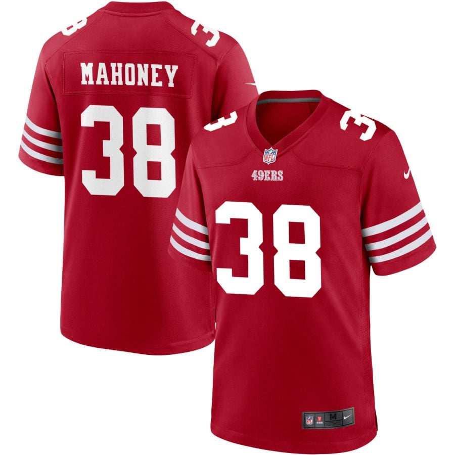 Jaylen Mahoney San Francisco 49ers 2025 Jersey - Scarlet