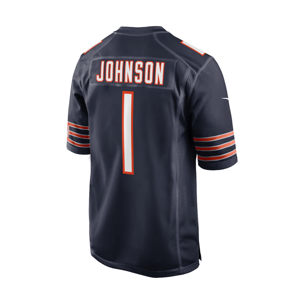 Jaylon Johnson Chicago Bears 2025 Pro Bowl Patch Game Men Jersey - Navy - Image 3