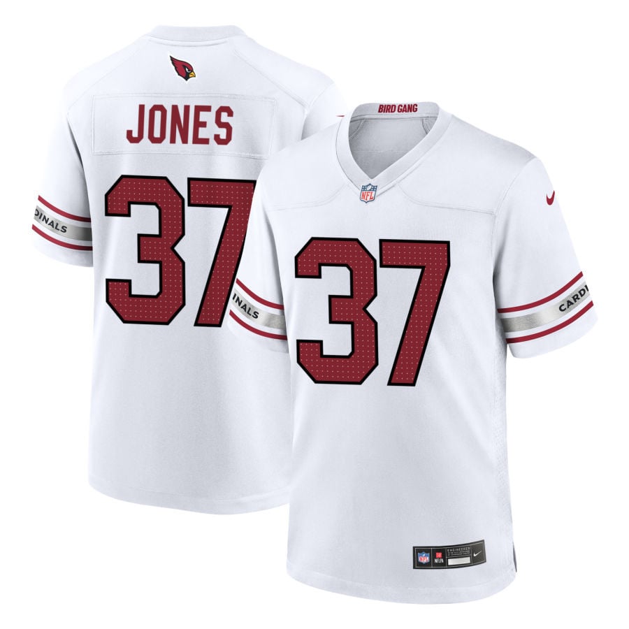Jaylon Jones Arizona Cardinals 2025 Game Jersey - White