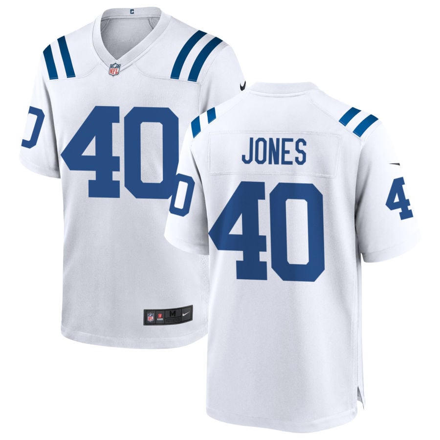 Jaylon Jones Indianapolis Colts 2025 Game Jersey - White