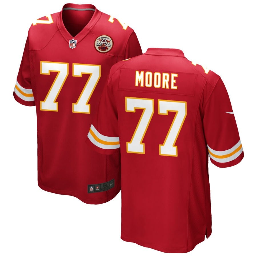 Jaylon Moore Kansas City Chiefs 2025 Game Jersey - Red