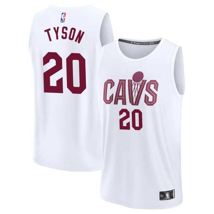 Jaylon Tyson Cleveland Cavaliers 2025 Association Edition Fast Break Jersey - White 1 Jaylon Tyson Cleveland Cavaliers 2025 Association Edition Fast Break Jersey - White