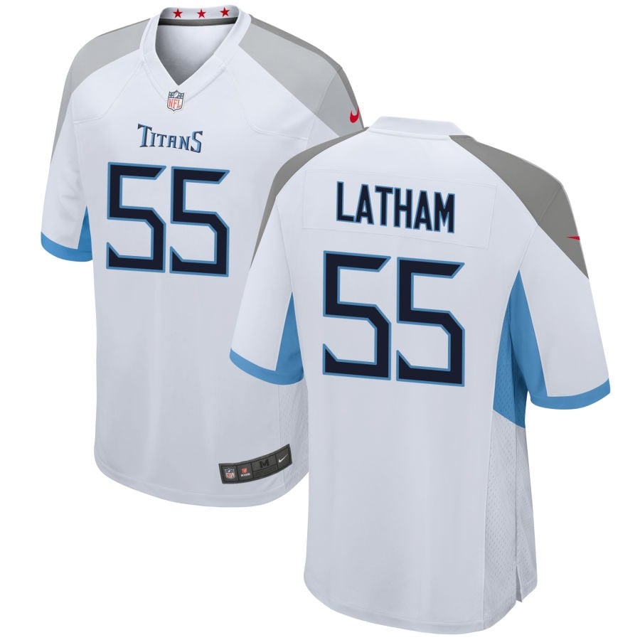 JC Latham Tennessee Titans 2025 Game Jersey - White