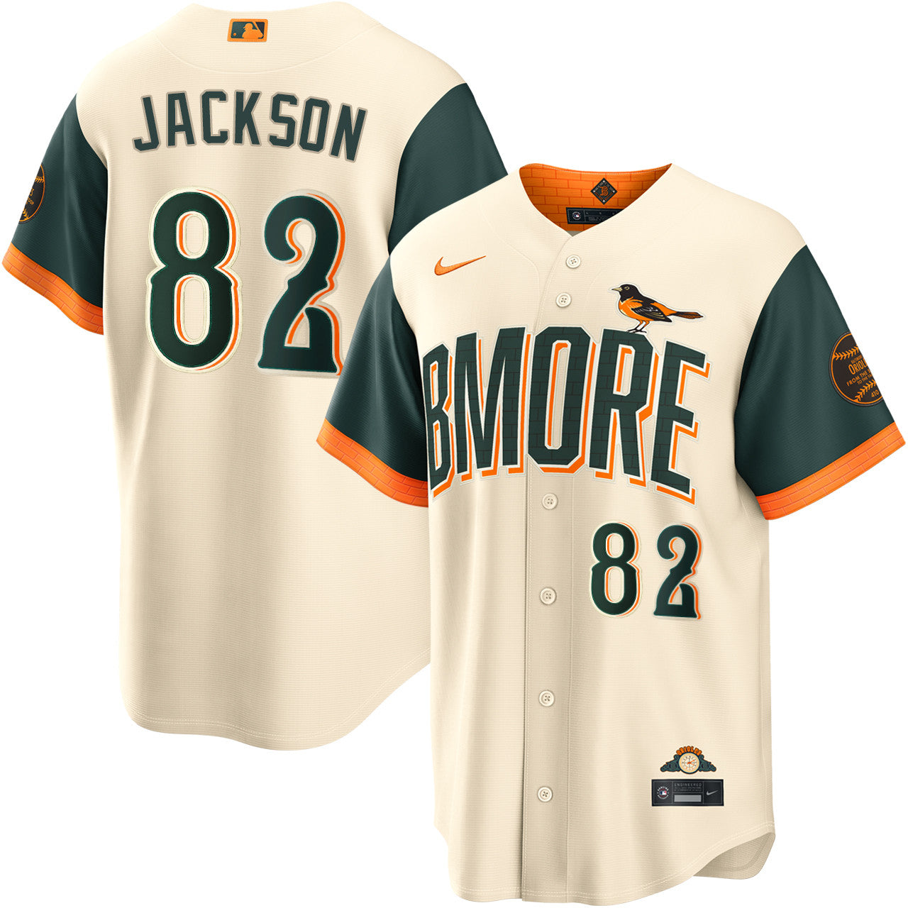 Jeremiah Jackson Baltimore Orioles 2026 City Connect Jersey - Cream