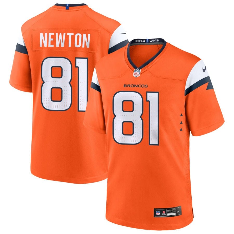 Jerjuan Newton Denver Broncos 2025 Game Jersey - Orange