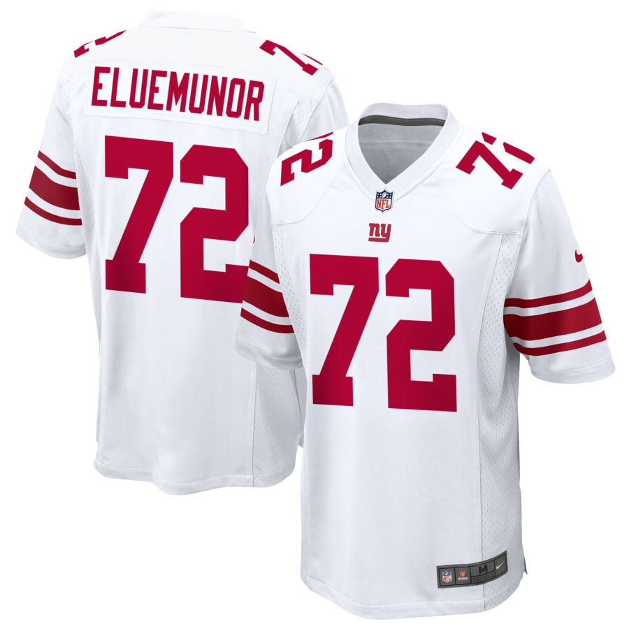 Jermaine Eluemunor New York Giants 2025 Game Jersey - White