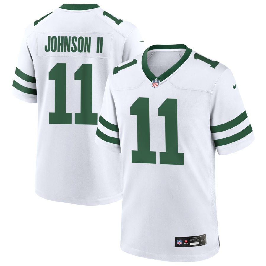 Jermaine Johnson II New York Jets 2025 Game Jersey - Legacy White