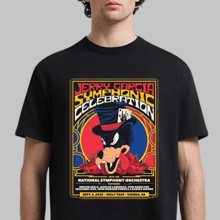Jerry Garcia Symphonic Celebration With The National Symphony Orchestra In Vienna Virginia 2026 Shirt