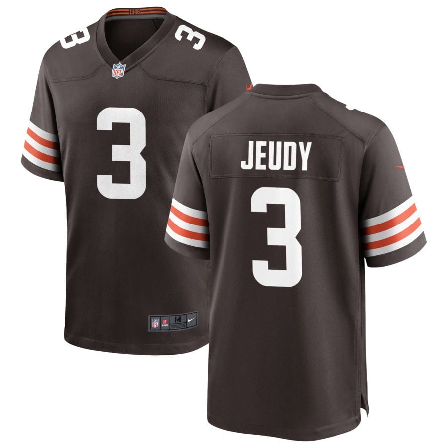 Jerry Jeudy Cleveland Browns 2025 Game Jersey - Brown