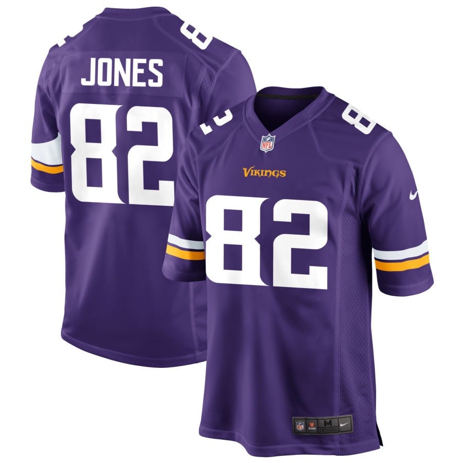 Jeshaun Jones Minnesota Vikings 2025 Game Jersey - Purple