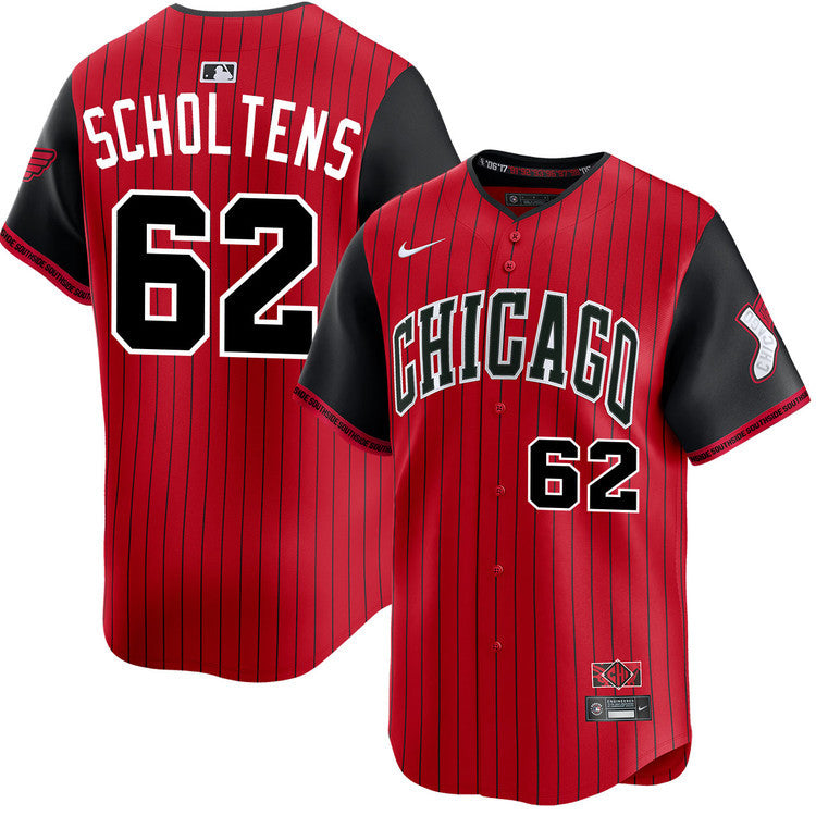 Jesse Scholtens Chicago White Sox 2025 City Connect Limited Jersey - Red/Black
