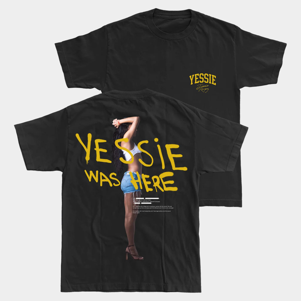 Jessie Reyez Merch 2026 Yessie Was Here T-Shirt Black Gifts For Music Fans