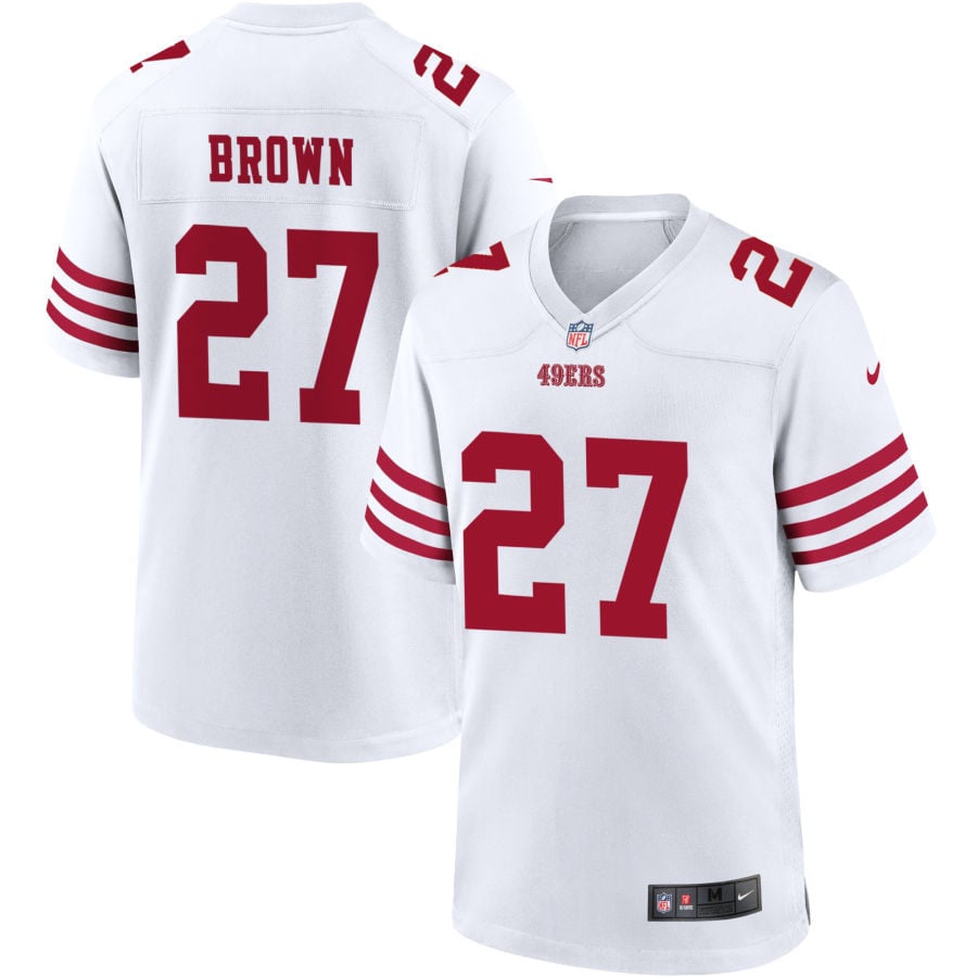 Ji'Ayir Brown San Francisco 49ers 2025 Game Player Jersey - White