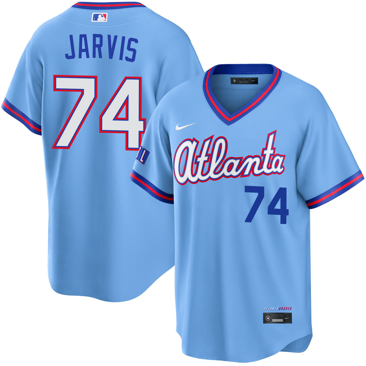 Jim Jarvis Atlanta Braves 2026 City Connect Stadium Jersey - Powder Blue