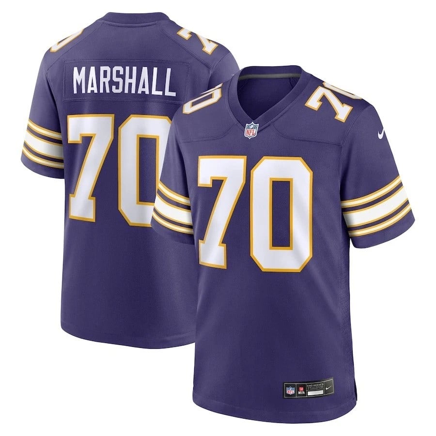 Jim Marshall Minnesota Vikings 2025 Limited Jersey - Purple