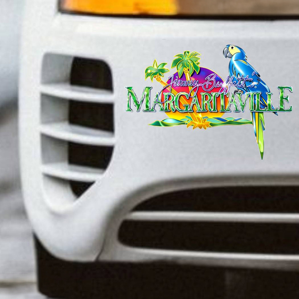 Jimmy Buffett Margaritaville Brand Car Sticker Jimmy Buffett Merch Gifts For Fans - Image 2