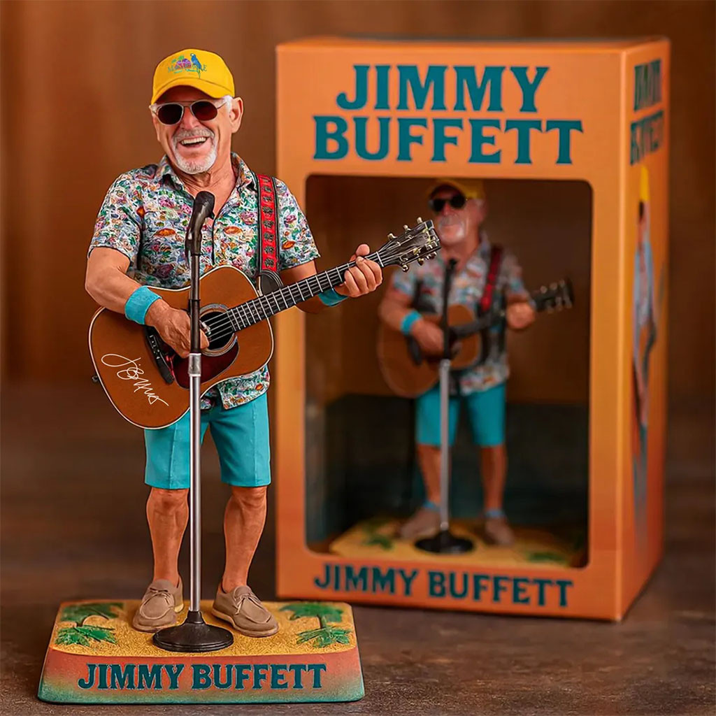 Jimmy Buffett Musical Artist Acrylic Plaque Jimmy Buffett Merch Best Gifts For Music Lovers