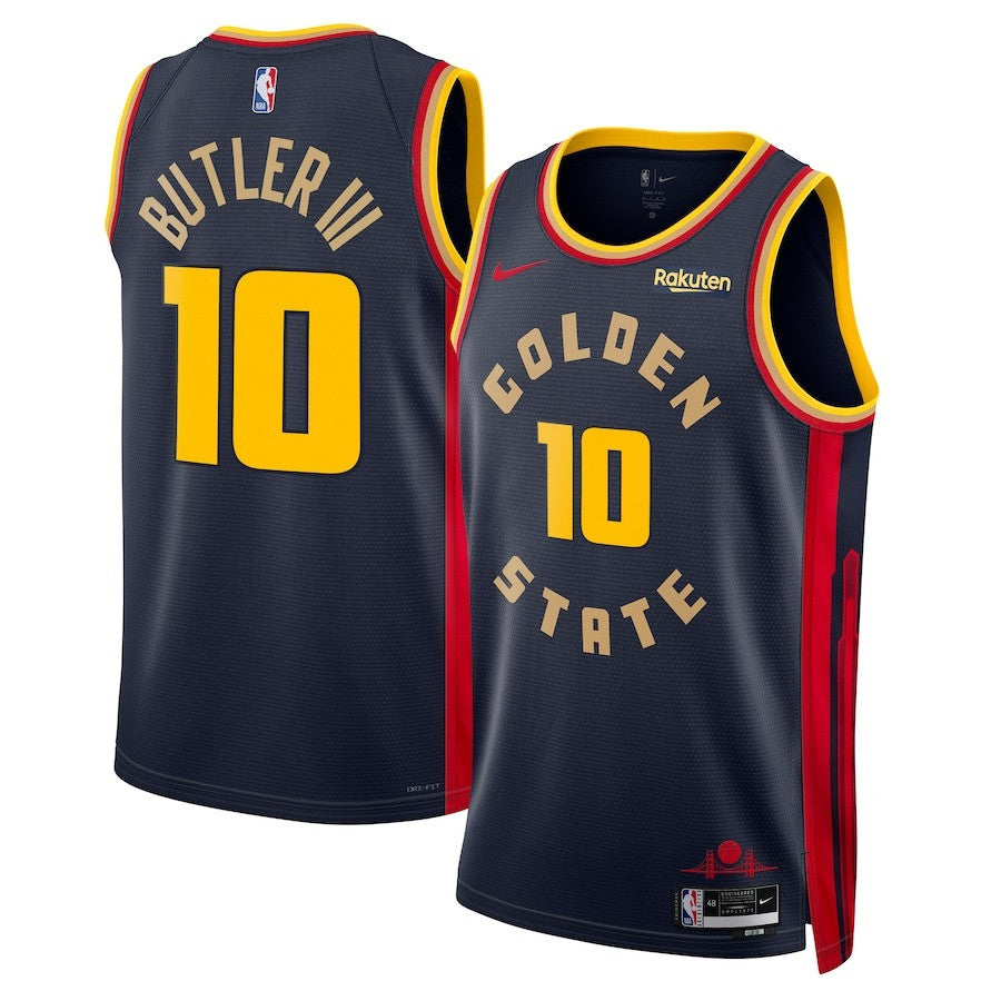 Jimmy Butler III Golden State Warriors 2025 Badged Swingman Jersey - Black 1 Jimmy Butler III Golden State Warriors 2025 Badged Swingman Jersey - Black