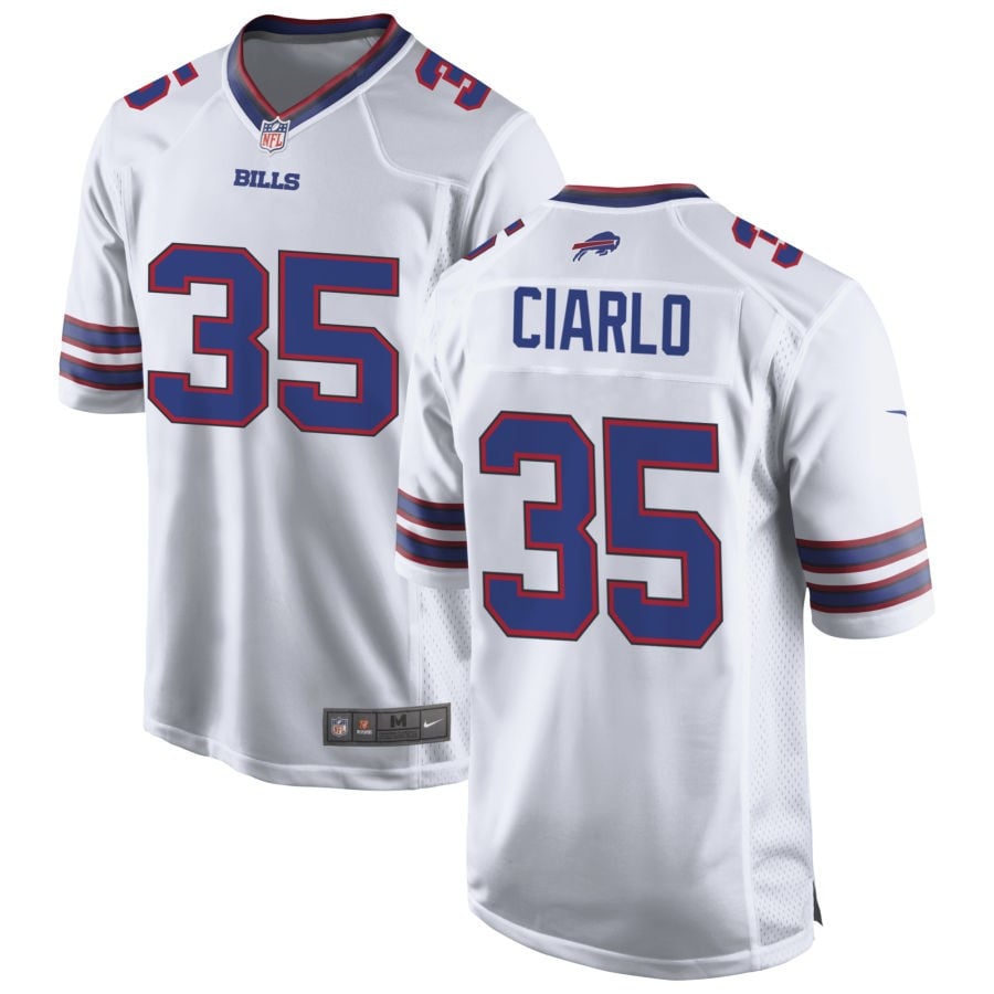 Jimmy Ciarlo Buffalo Bills 2025 Game Jersey - White