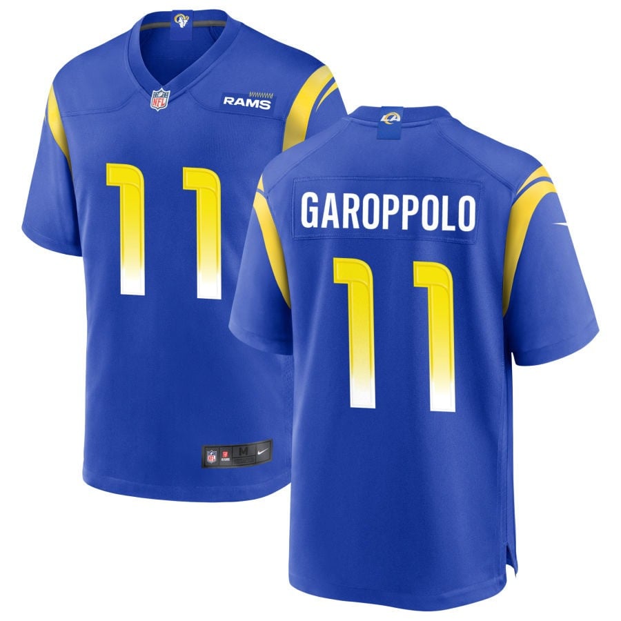 Jimmy Garoppolo Los Angeles Rams 2025 Game Jersey - Royal