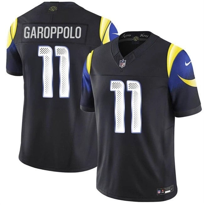 Jimmy Garoppolo Los Angeles Rams 2025 "Rivalries" Game Jersey - Black