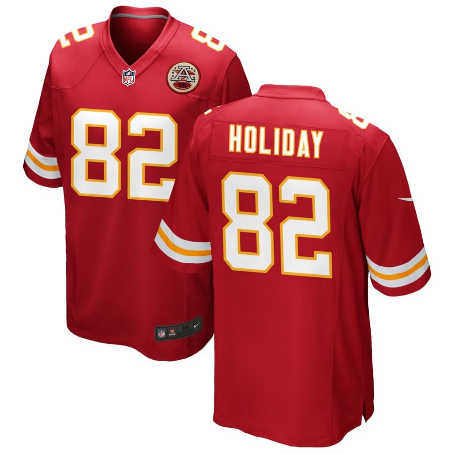 Jimmy Holiday Kansas City Chiefs 2025 Game Jersey - Red