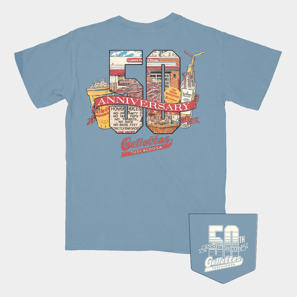 JNJ Apparel Merch 2026 Gallettes 50th Anniversary T-Shirt Gift Ideas For Brothers