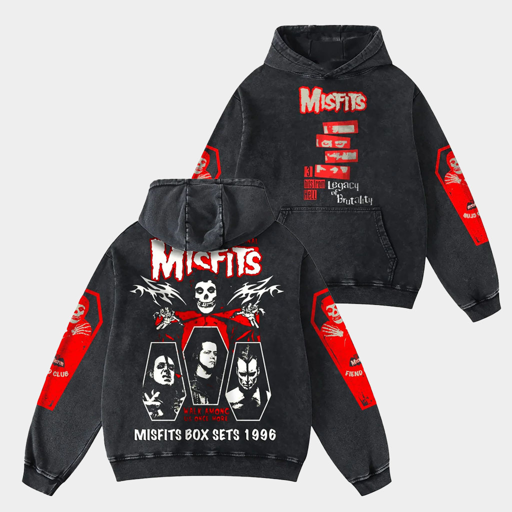 Jnorss Merch 2026 Misfits Legacy Of Brutality Acid Wash Hoodie Best Birthday Gift For Husband