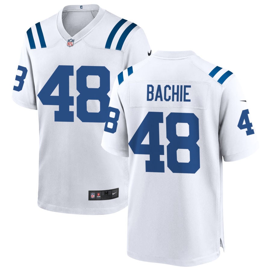 Joe Bachie Indianapolis Colts 2025 Game Jersey - White