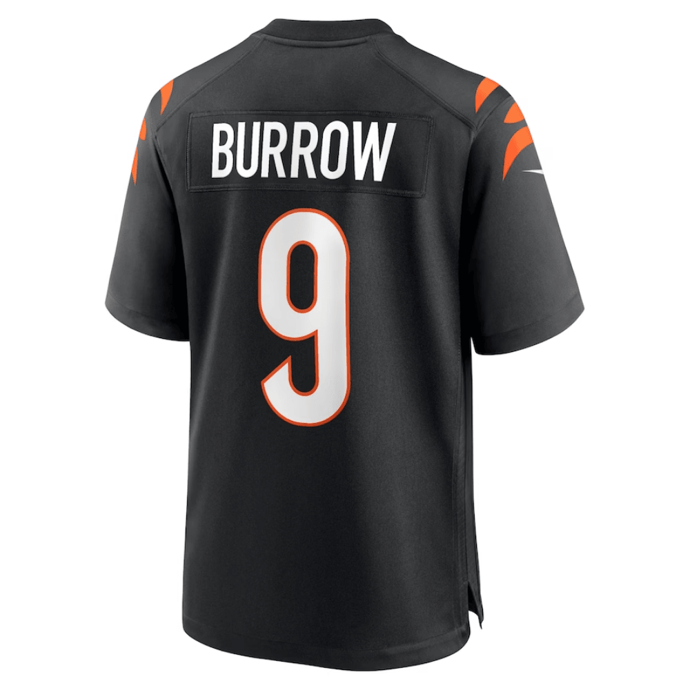 Joe Burrow Cincinnati Bengals 2025 Pro Bowl Patch Game Men Jersey - Black - Image 3